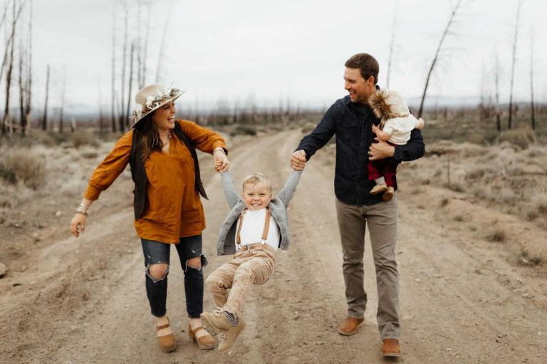 Playful Central Oregon Family Session