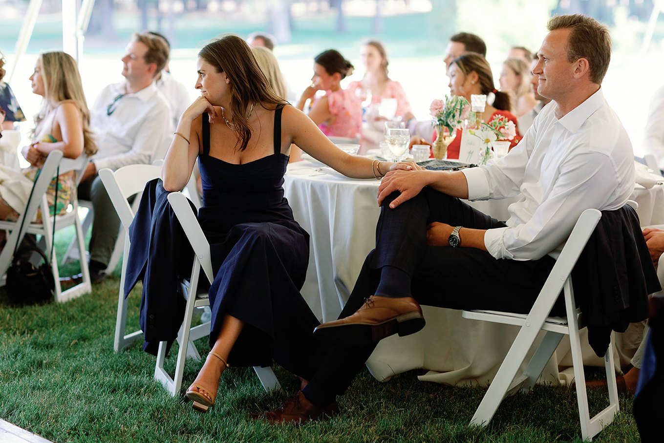 guests at a weddings in central oregon
