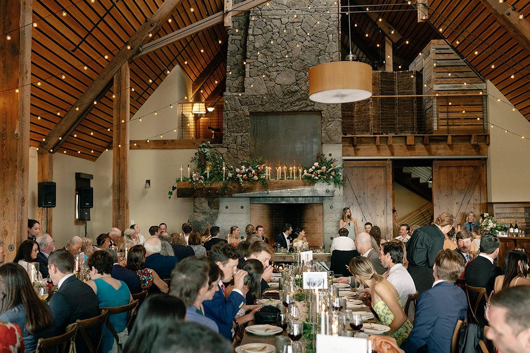the reception area of brasada ranch a wedding venues in central oregon